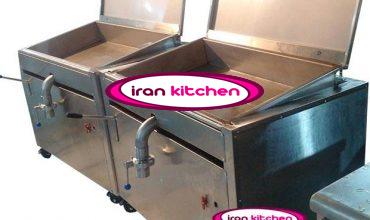 سرخ کن صنعتی بدون سبد برای مرغ و ماهی