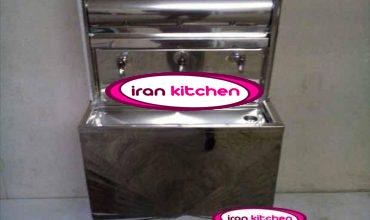 ابسردکن تمام استیل نگیر ۳شیر فشاری با موتور ۳/۴