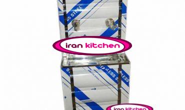 آبسردکن خطی دو شیر استیل با مخزن ذخیره سازی و دارای موتور یک چهارم