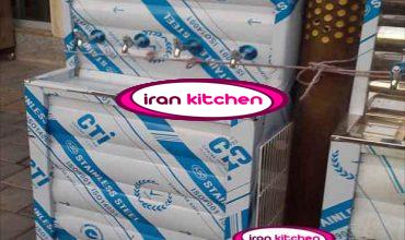 آبسردکن استیل تمام نگیر چهارشیره برقی دارای موتور تایلندی ۳/۴
