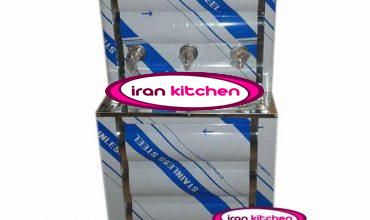 آبسردکن استیل تمام نگیر سه شیر با موتور یک سوم و دارای مخزن استیل