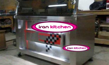 کانتر گرم چهار لگن طرح شطرنجی