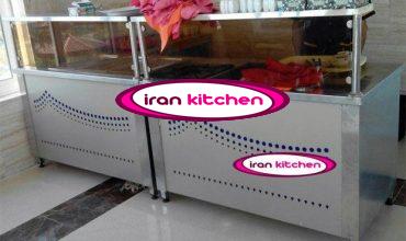 کانتر گرم نما موج دریا با رف و شیشه