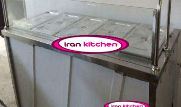 کانتر گرم استیل پنج لگنه استیل سه خط