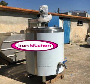 پاتیل پخت شیر گاوداری و لبنیاتی