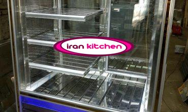 یخچال قصابی ۲ متری استیل دارای آویز
