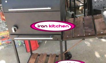 باربیکیو در شیشه ای گازی