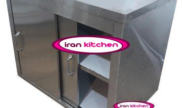 کابینت صنعتی زمین یک متری استیل آشپز خانه با کیفیت عالی