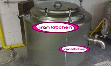 دیگ صنعتی استوانه ای دارای قطر ۷۰ سرخ کن