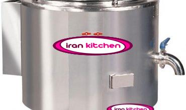 دیگ صنعتی برای پخت برنج استوانه ای جوشی سایز ۱۷۰ لیتر