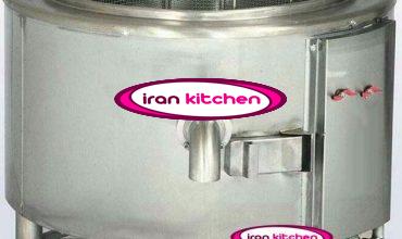 دیگ صنعتی استوانه ای دارای قطر ۹۰ سرخ کن