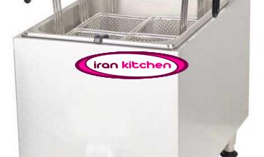 پاستا پز دارای ظرفیت چهار سبد هشت لیتری