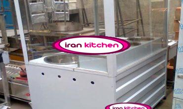 فر ساندویچی فلا فلی دارای پنج لگن و هود و شیشه