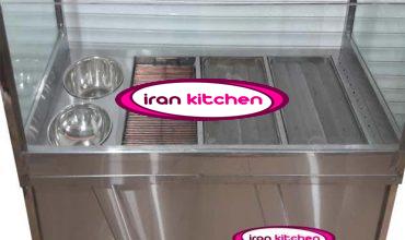 فر پنج کاره ساندویچی دارای گریل سرخکن تخت و گریل شلف ذغالی