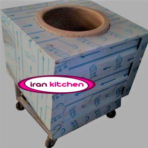 تنور صنعتی دهنه چهل سانتیمتر نانوایی رستورانی با کیفیت بالا
