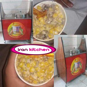 دستگاه ذرت مکزیکی به دو صورت برقی و گازی و دارای بدنه استیل با کیفیت بالا