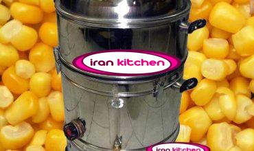 دیگ بخار پز ذرت مکزیکی دارای بدنه استیل و با قطر ۳۰ سانتی متر و با کیفیت عالی