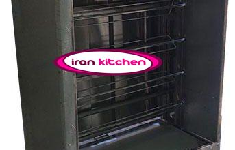دستگاه جوجه گردان دارای شش سیخ و دارای سه شعله
