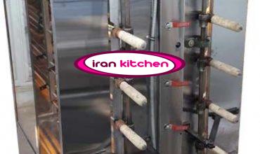 دستگاه جوجه گردان دارای 12 سیخ استیل و دارای نور هالوژن