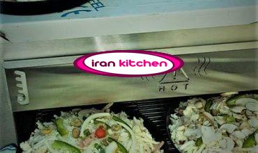 فر پیتزا تنوری ریلی دارای دهنه 50 سانتی متر