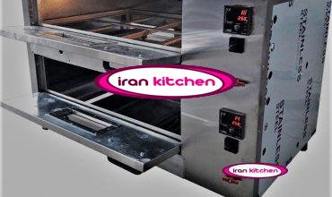 فر اتوماتیک تنوری پیتزا به صورت صندوقی و دو طبقه