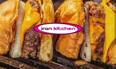 گریل ذغالی گردان با هود و شیشه