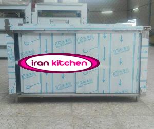 میز کار کابینت دار تمام استیل