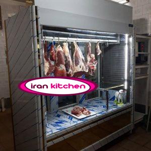 یخچال ایستاده قصابی استیل ۱۸۰ سانتی متری