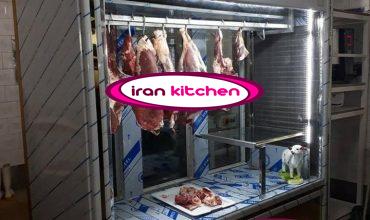 یخچال ایستاده قصابی استیل 180 سانتی متری