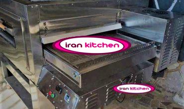 فر پیتزا ریلی دارای سه ردیف و برای فست فودی