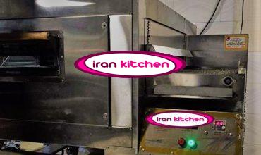 فر پیتزا ریلی دارای سه ردیف و برای فست فودی