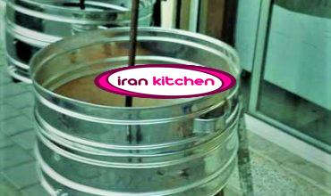 دستگاه تخمه پزی شور کن با لگن استیل