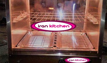 گرمکن شیشه ای فست فود مرغ سوخاری رو میزی