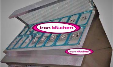تاپینگ پیتزا دارای نور مخفی و میز کار و دارای 16 لگن