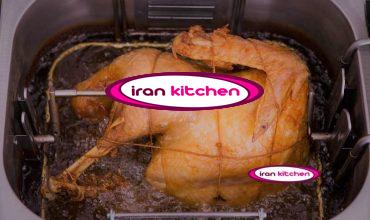 سرخ کن صنعتی گازی دو لگنه 17 لیتری