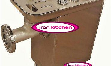 چرخ گوشت گیربکسی دارای دهنه ۳۲ و بدنه استیل با کیفیت بسیار بالا