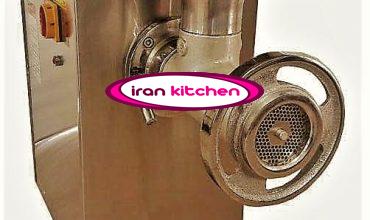 چرخ گوشت گیربکسی دارای دهنه 32 و بدنه استیل