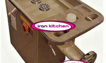 چرخ گوشت گیربکسی دارای دهنه 32 و بدنه استیل