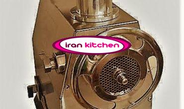 چرخ گوشت رومیزی گیربکسی دهنه ۳۲ و دارای گلویی متحرک با کیفیت بسیار بالا
