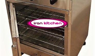 اجاق گاز صنعتی دارای دو شعله و گرمخانه با کیفیت بسیار بالا