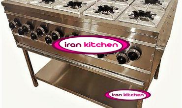 اجاق گاز کته پز دارای 15 شعله با کیفیت بسیار بالا