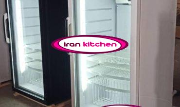 یخچال ایستاده درب شیشه ای ۷ فوت در دو رنگ سفید و مشکی